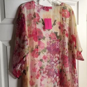 Floral Chiffon Kimono